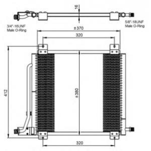радиатор за климатик NRF 35201