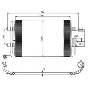 радиатор за климатик NRF 35227