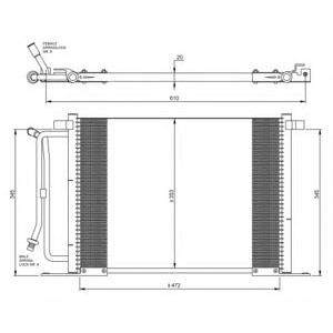 радиатор за климатик NRF 35250