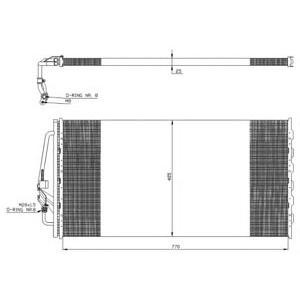 радиатор за климатик NRF 35277 