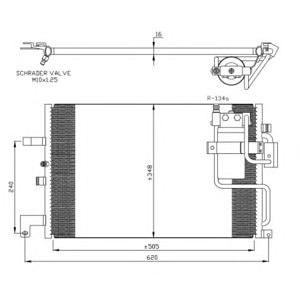 радиатор за климатик NRF 35299 