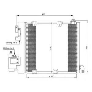 радиатор за климатик NRF 35302 