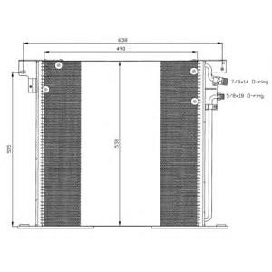 радиатор за климатик NRF 35305