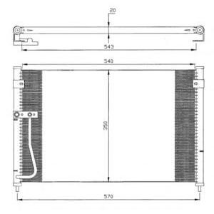 радиатор за климатик NRF 35306 