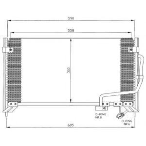 радиатор за климатик NRF 35320