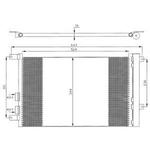 радиатор за климатик NRF 35330 