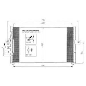 радиатор за климатик NRF 35332 