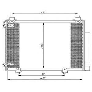 радиатор за климатик NRF 35333 