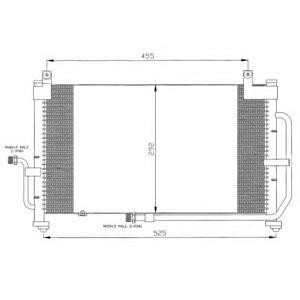 радиатор за климатик NRF 35344