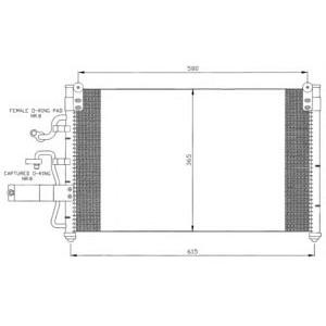 радиатор за климатик NRF 35355