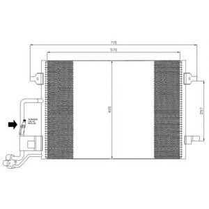 радиатор за климатик NRF 35359 