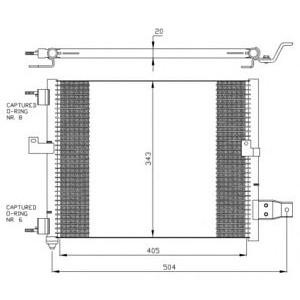 радиатор за климатик NRF 35360
