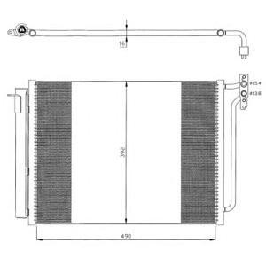 радиатор за климатик NRF 35406