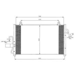 радиатор за климатик NRF 35425 