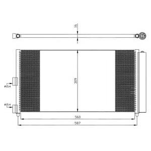 радиатор за климатик NRF 35500 