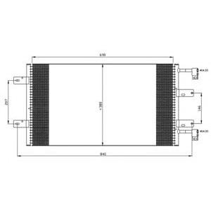 радиатор за климатик NRF 35505 