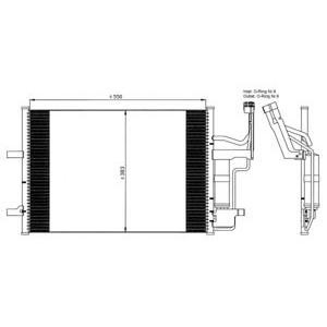 радиатор за климатик NRF 35508