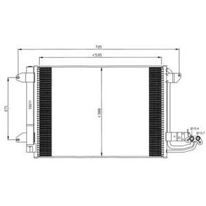 радиатор за климатик NRF 35520