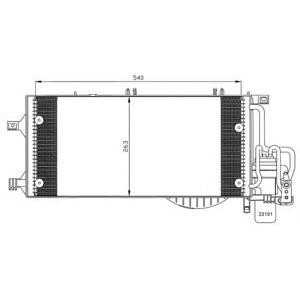 радиатор за климатик NRF 35528 