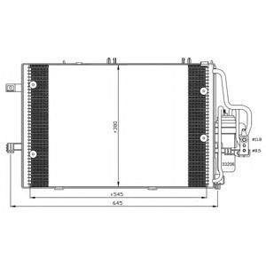 радиатор за климатик NRF 35530