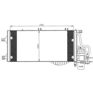 радиатор за климатик NRF 35531 