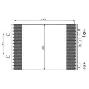 радиатор за климатик NRF 35544 