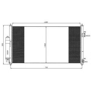 радиатор за климатик NRF 35550