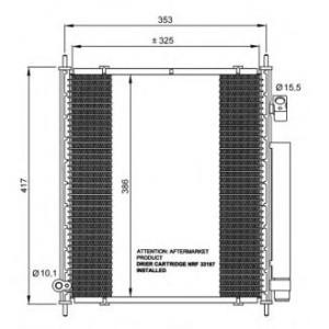 радиатор за климатик NRF 35562 