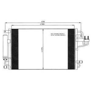 радиатор за климатик NRF 35600 