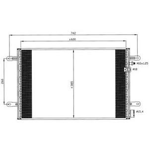 радиатор за климатик NRF 35605