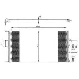 радиатор за климатик NRF 35606