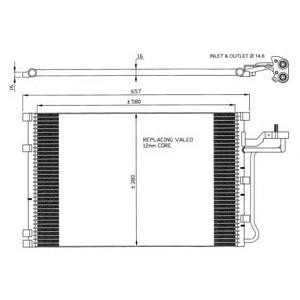 радиатор за климатик NRF 35616