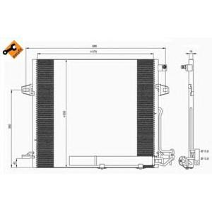 радиатор за климатик NRF 35618