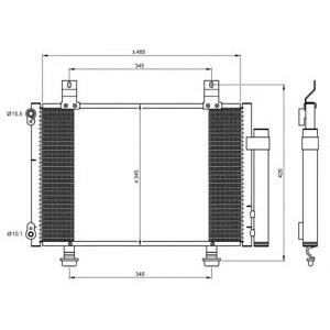 радиатор за климатик NRF 35645 