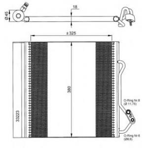 радиатор за климатик NRF 35720