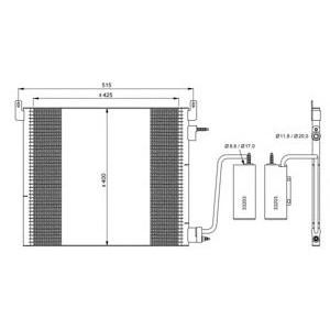 радиатор за климатик NRF 35741