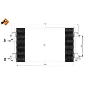 радиатор за климатик NRF 35760 