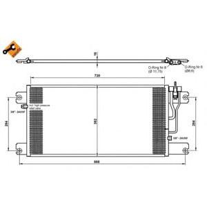 радиатор за климатик NRF 35762