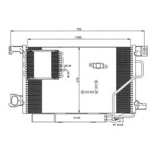 радиатор за климатик NRF 35774