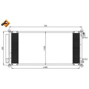 радиатор за климатик NRF 35791 