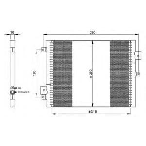 радиатор за климатик NRF 35795