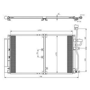 радиатор за климатик NRF 35797 