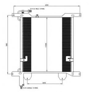 радиатор за климатик NRF 35837 