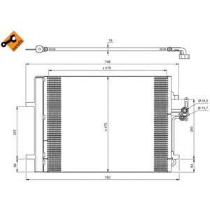 радиатор за климатик NRF 35850
