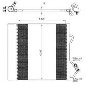 радиатор за климатик NRF 35874 