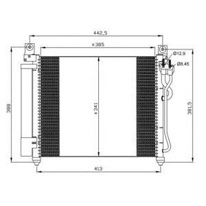 радиатор за климатик NRF 35888 