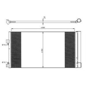 радиатор за климатик NRF 35890