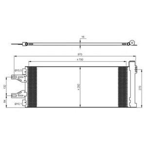 радиатор за климатик NRF 35894 