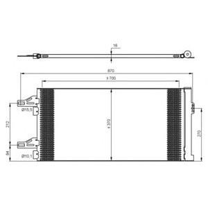 радиатор за климатик NRF 35895