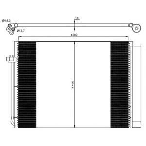 радиатор за климатик NRF 35906
